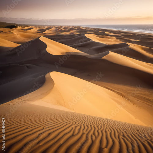 Küsten - Zeitlose Schönheit der Dünen am Meer photo