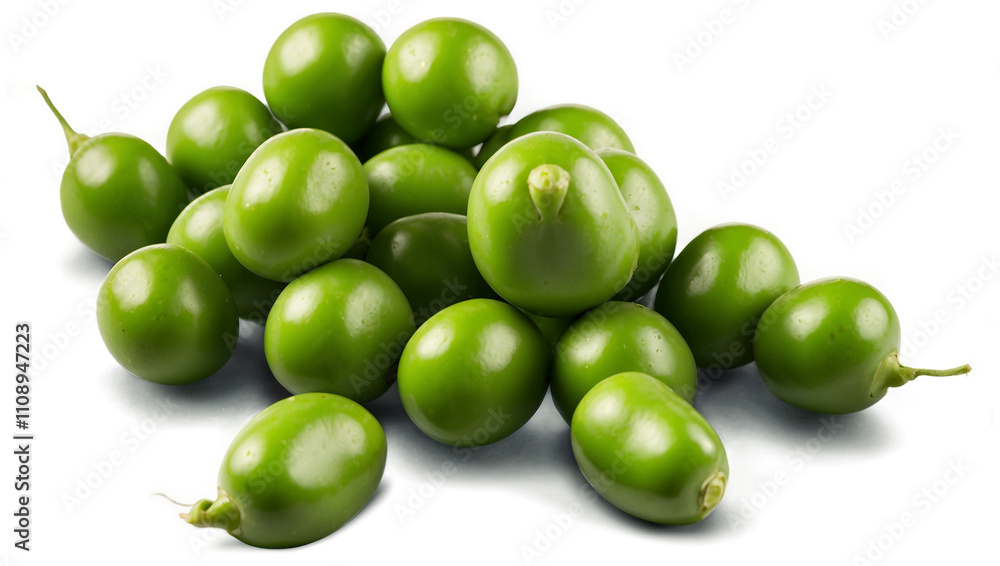 Green Peas Isolated on Transparent Background Green Peas Isolated on Transparent Background