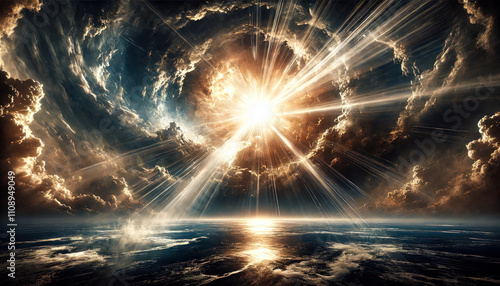 Let There Be Light: Genesis Creation Moment  
