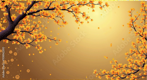 autumn tree background