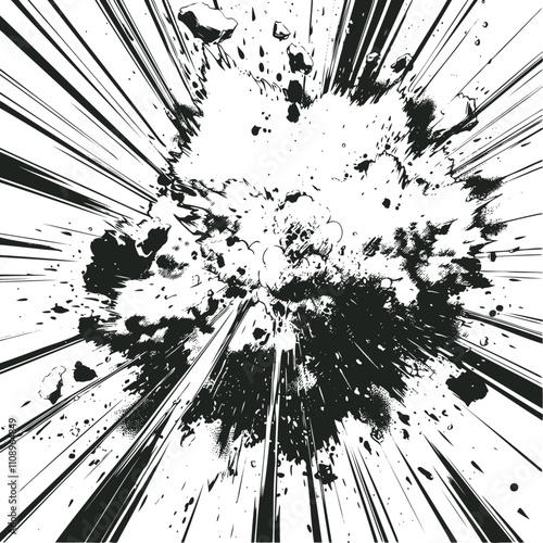 Explosion, vector