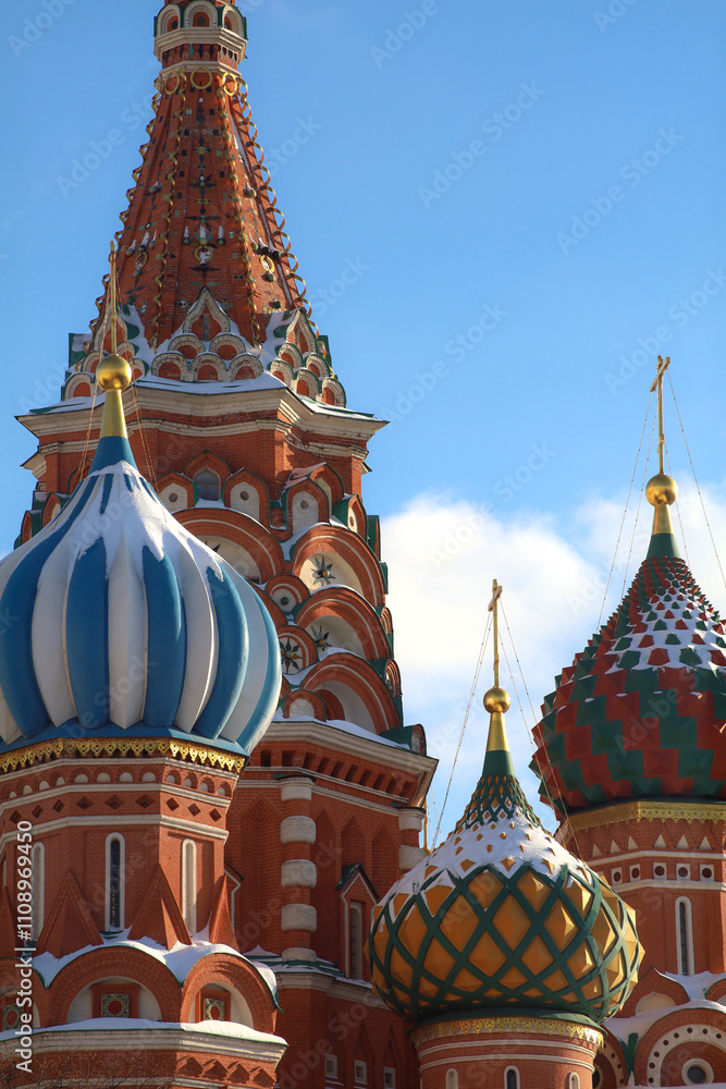 St. Basil's Cathedral on Red Square in Moscow