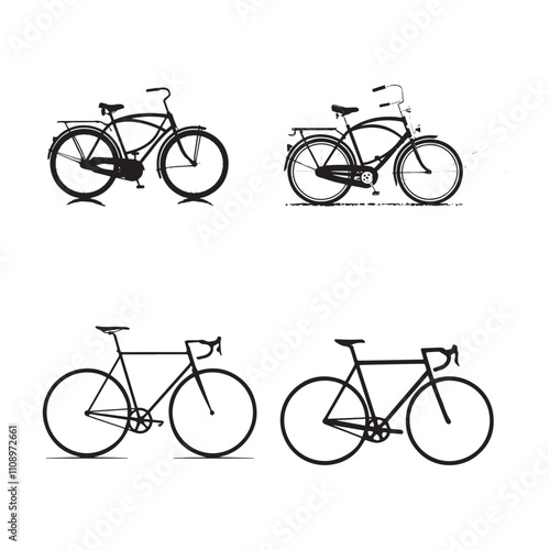 bicycle silhouette victor 