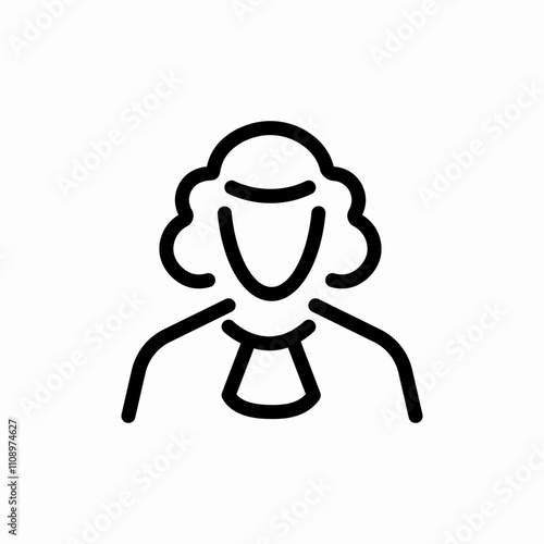 court judge icon sign vector
