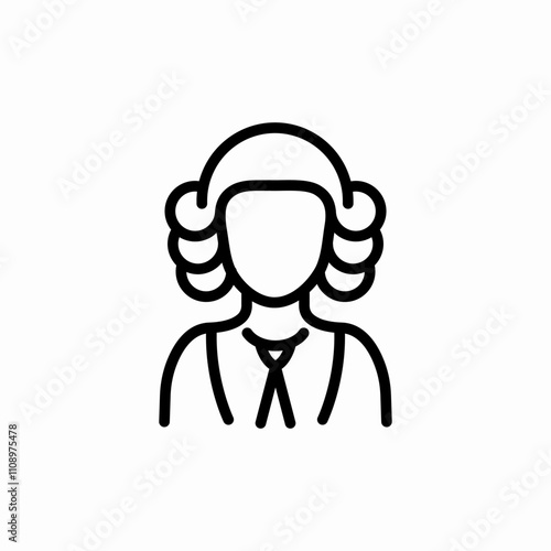 judge court icon sign vector