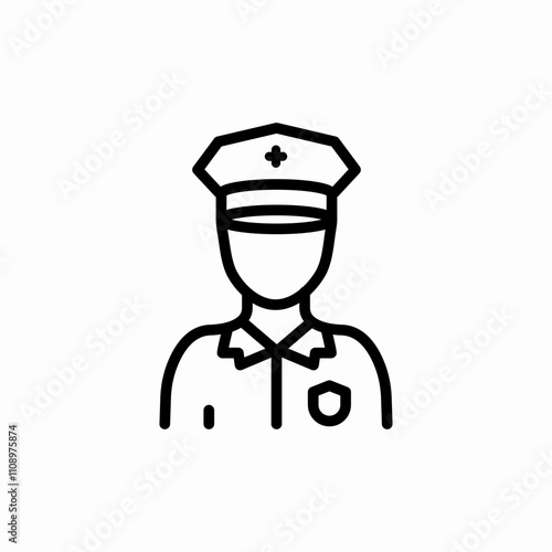 police policeman icon sign vector