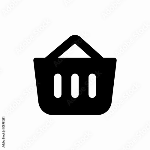 shopping basket icon sign vector