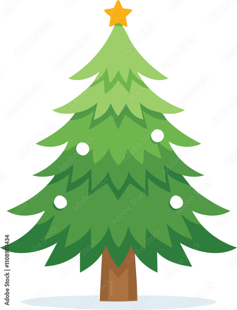 Obraz premium christmas tree set