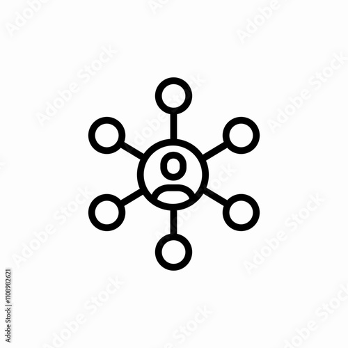 user networking icon sign vector