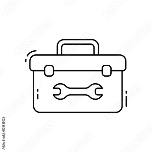 Tool box vector icon