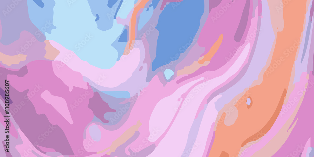 Obraz premium abstract art, fluid art. Abstract background, Decorative acrylic paint that fills the texture of mountain marble. abstract pattern, Abstract background with colorful waves of paint in pastel colors