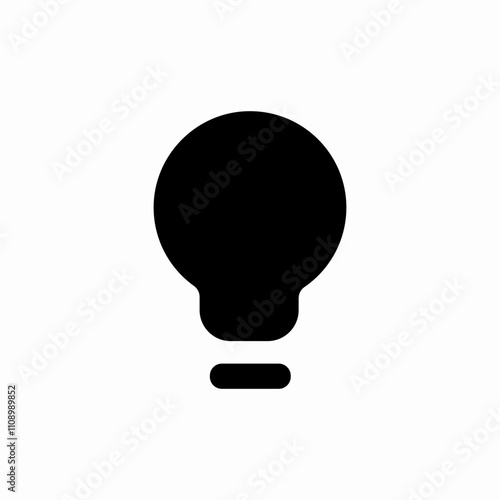 light bulb icon sign vector