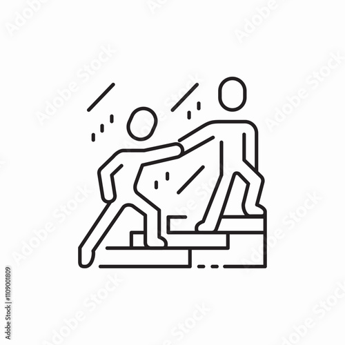 help friends icon sign vector