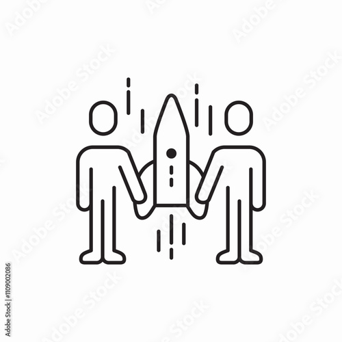 project preparation icon sign vector