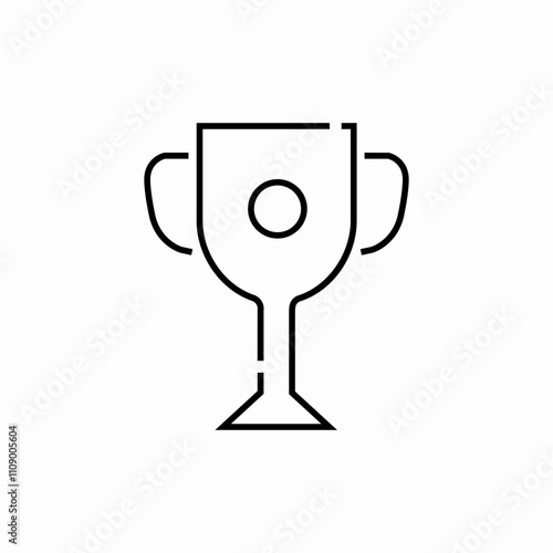 sport cup icon sign vector
