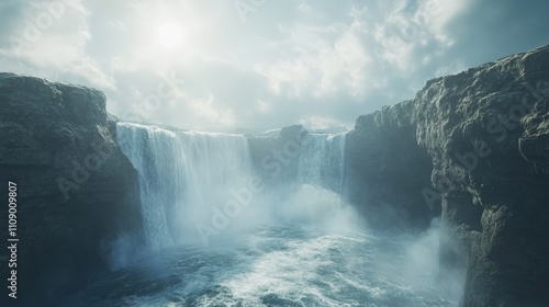 Majestic Gullfoss Waterfall in High Resolution