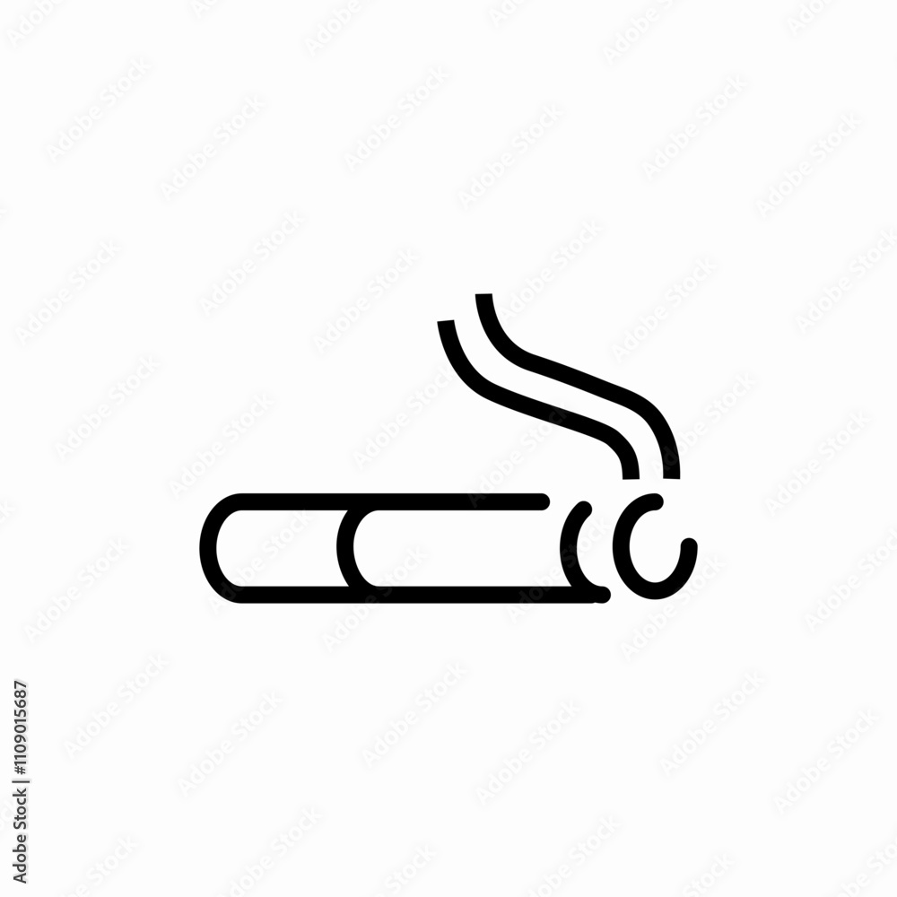 cigarrete detailed icon sign vector cigarrete detailed icon sign vector