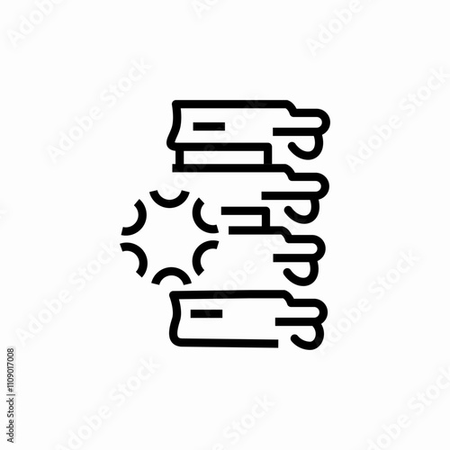 X ray icon sign vector
