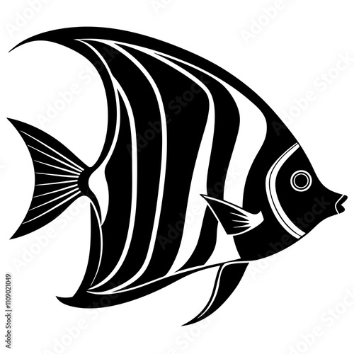 black and white fish