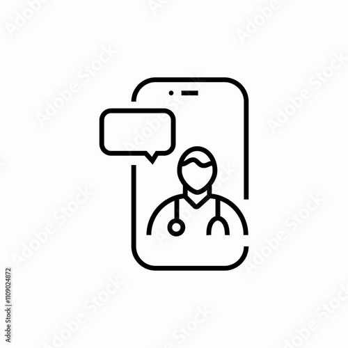 doctors consultation icon sign vector