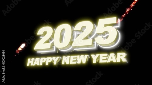 2025, 3d, abstract, background, bright, calendar, celebration, celebration theme, countdown, december, decorative., design, elegance, elegant, event, festive, festivity, fireworks, future, glamorous, 