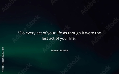 Canvas Print Minimalist Marcus Aurelius quotes about stoicism, mindfulness, and self-reflection