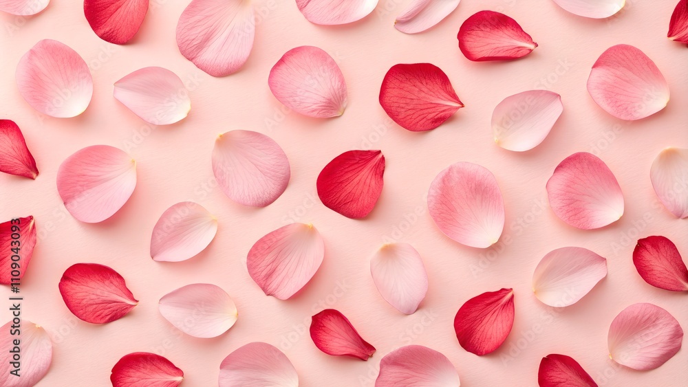Seamless pink flower petals pattern with soft texture. Seamless pink flower petals pattern with soft texture.