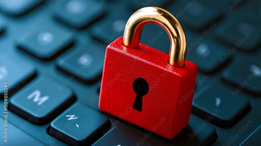Red Warning Icon on Login Screen Background Red Warning Icon on Login Screen Background
