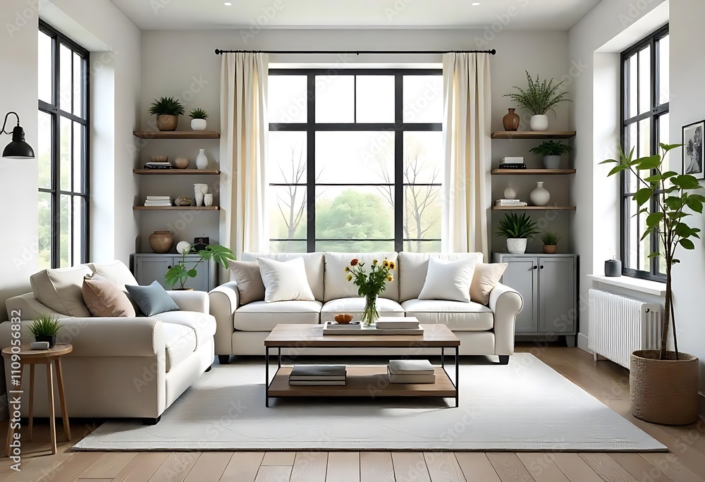 Fototapeta premium modern living room