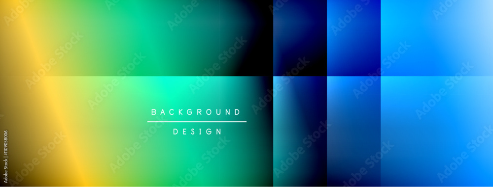 Fototapeta premium Dynamic shadow lines with gradient colors geometric background