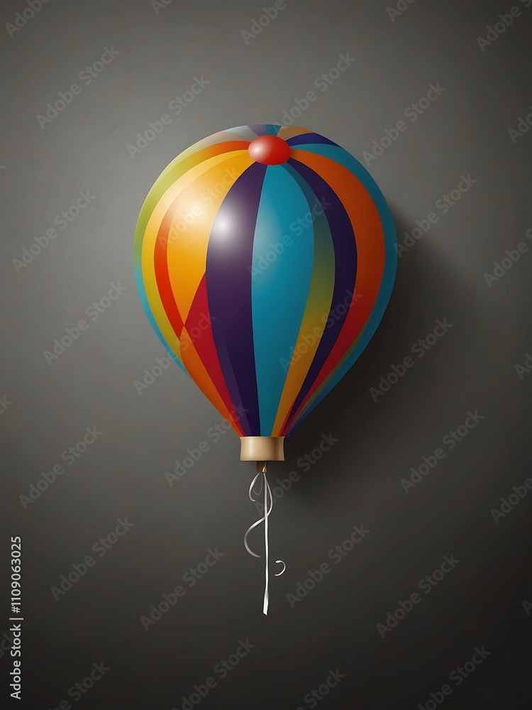 Obraz premium Vector of balloon logo.