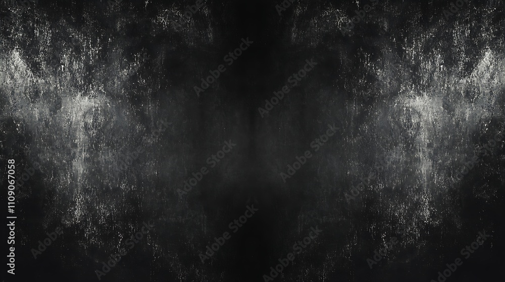 Obraz premium Black Chalkboard Background with Blank Area