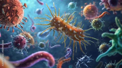 Microscopic World: A Close-Up Look at Viruses and Bacteria