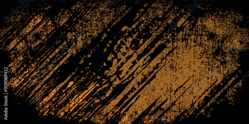 orange black brush Car sticker wrap pattern banner abstract sporty lines black orange color combination grunge brush modern pattern racing motorsport vector design. eps10.