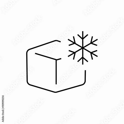 keep cold icon sign vector