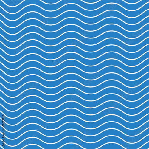 Wave lines pattern. Vector illustration