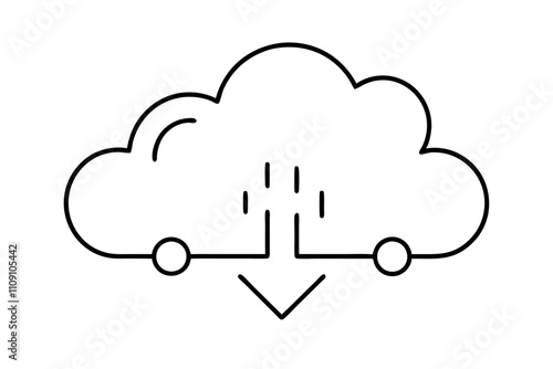 Cloud Computing, Data Transfer, Network, Server, Download, Upload, Connection, Internet, Technology,