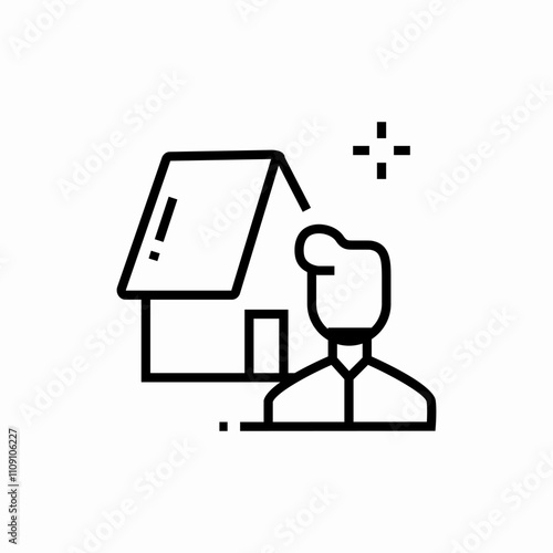 work from home icon sign vector