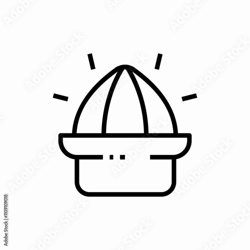 juicer squeezer icon sign vector