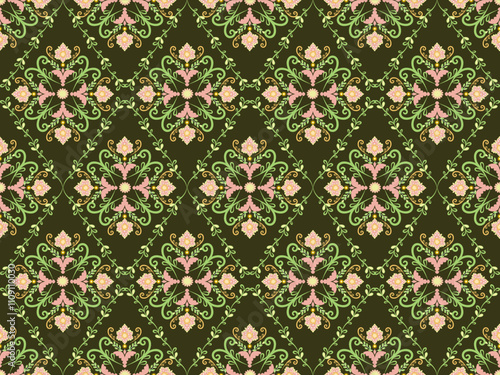 Seamless traditional background design. native pattern Tribal pattern graphics, black and white pattern