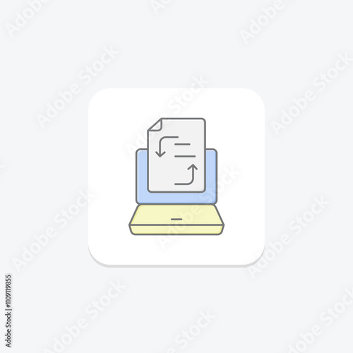 Behavior-Driven Development lineal color icon , vector, pixel perfect, illustrator file