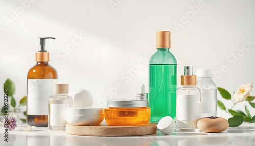 wellness products with a white accent, png