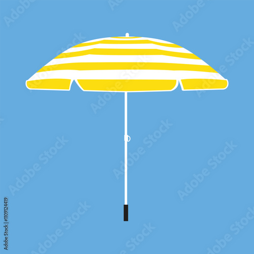 beach umbrella vector