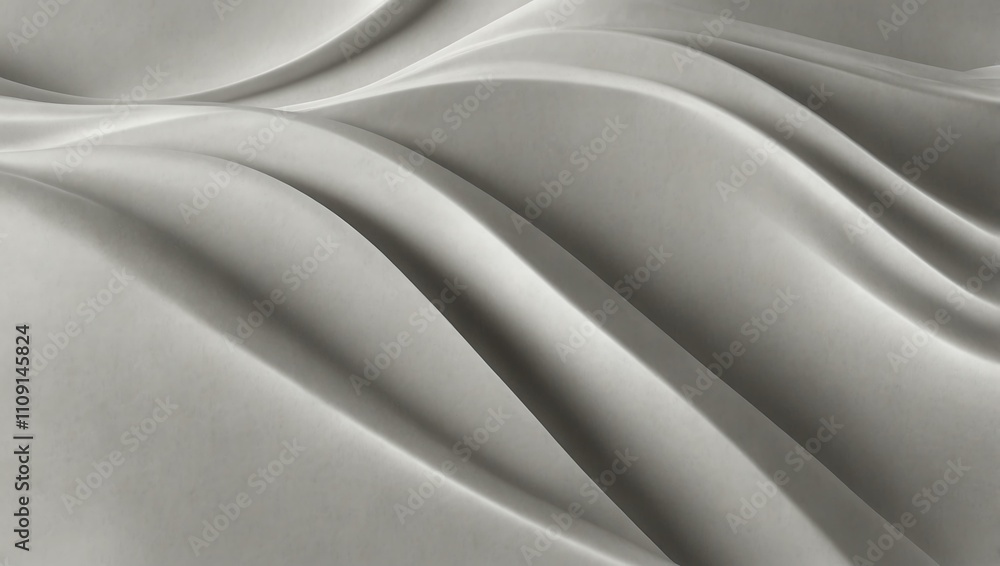 Obraz premium White wavy abstract background.