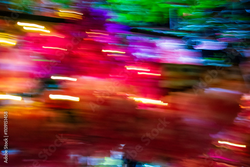 Colourful blurry speedy background. Concept of fast travel, or dizziness.