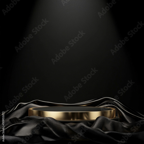 Black Gold Luxury Product Display Platform