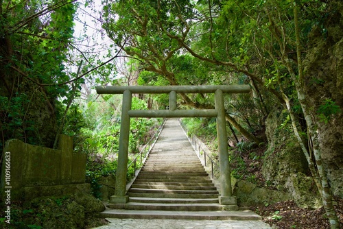 沖縄にあった鳥居 photo