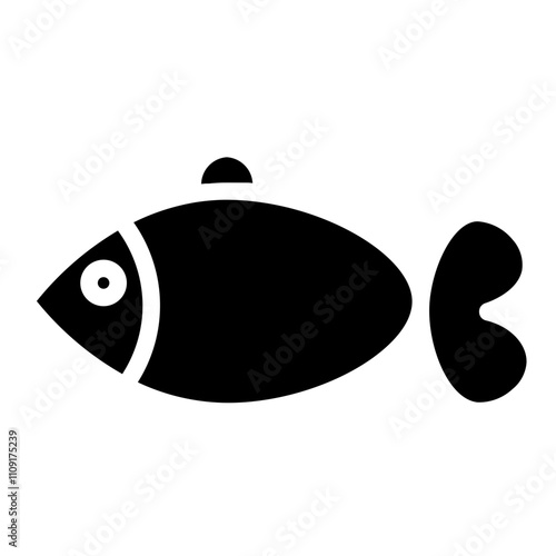 Fins Fish Animal Glyph Icon