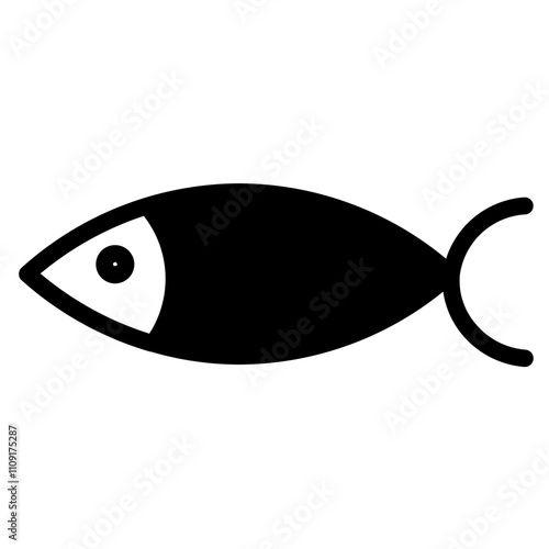 Fins Fish Animal Glyph Icon