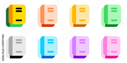 Editable books, notebooks, textbooks, journal, diary vector icon. Part of a big icon set family. Perfect for web and app interfaces, presentations, infographics, etc